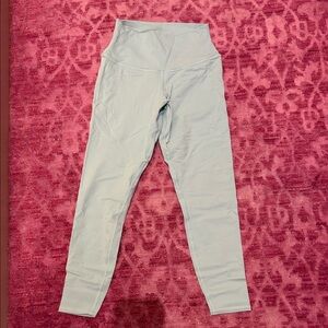 ALO Yoga Light Blue High-Waist Leggings